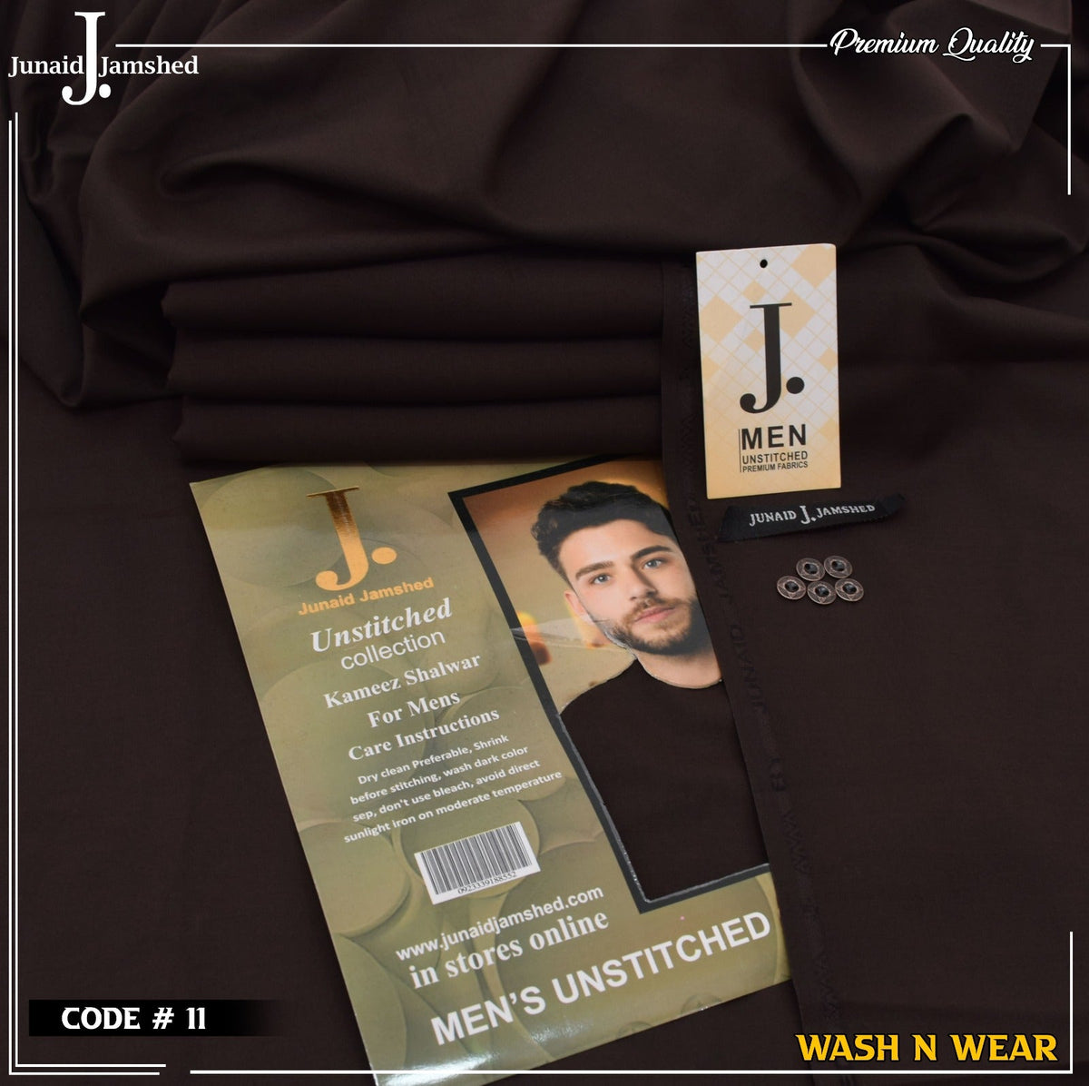 Men Wash N Wear Fabric J.821