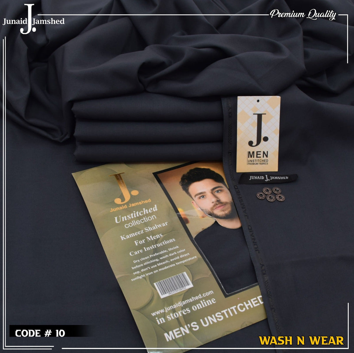 Men Wash N Wear Fabric J.822