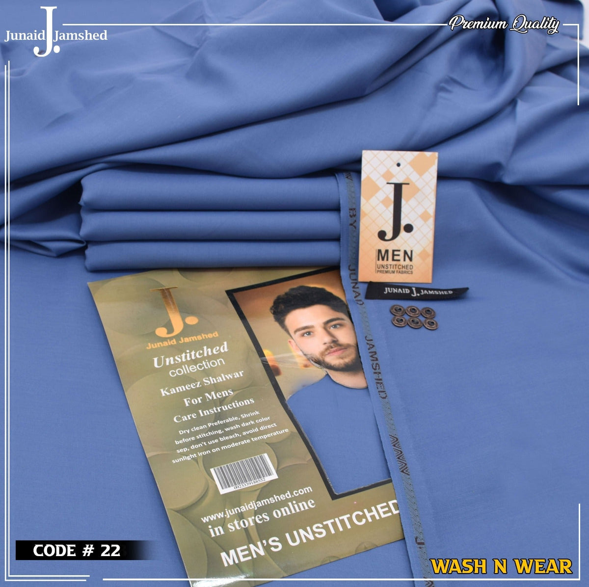Men Wash N Wear Fabric J.841
