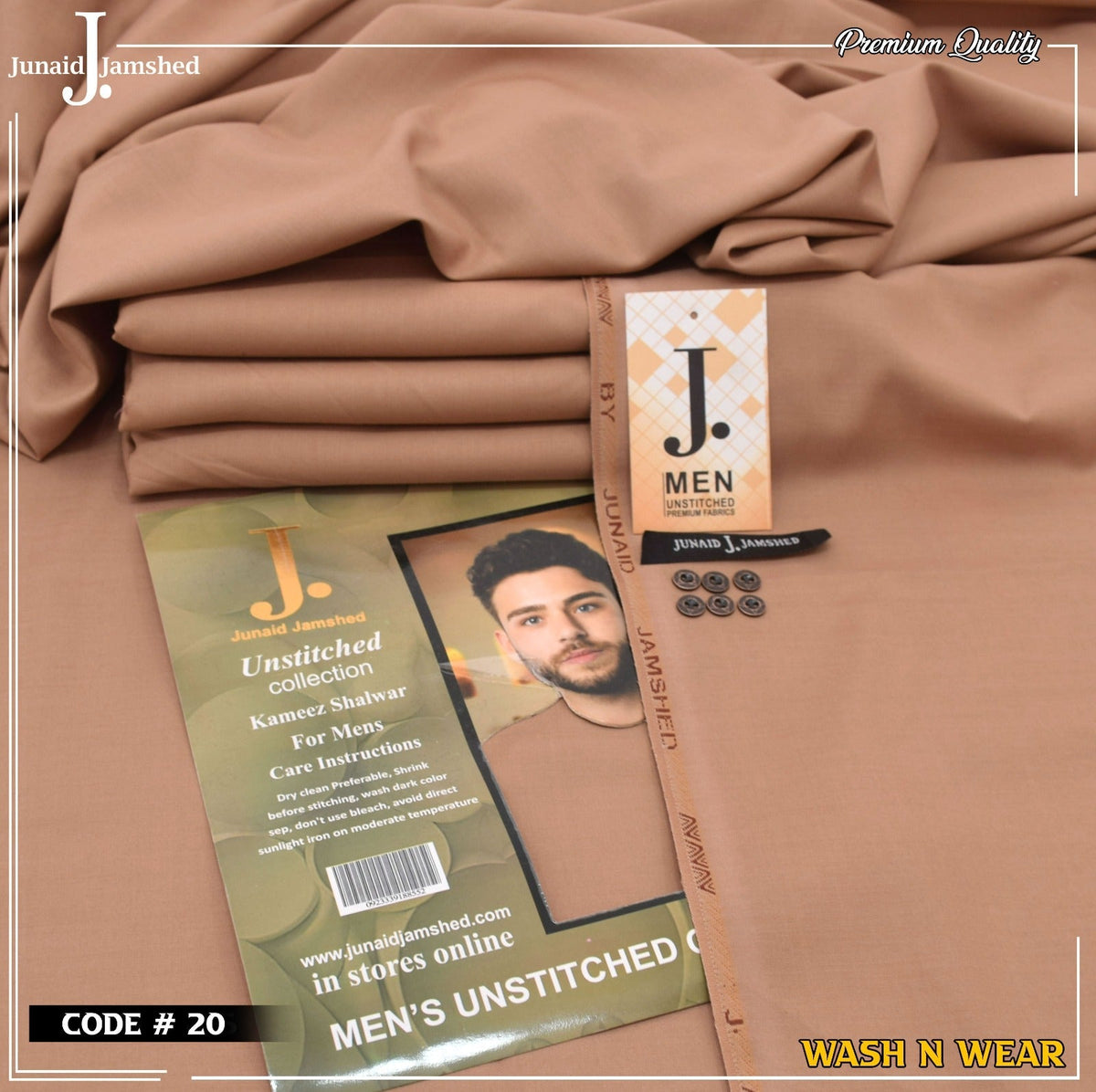 Men Wash N Wear Fabric J.843