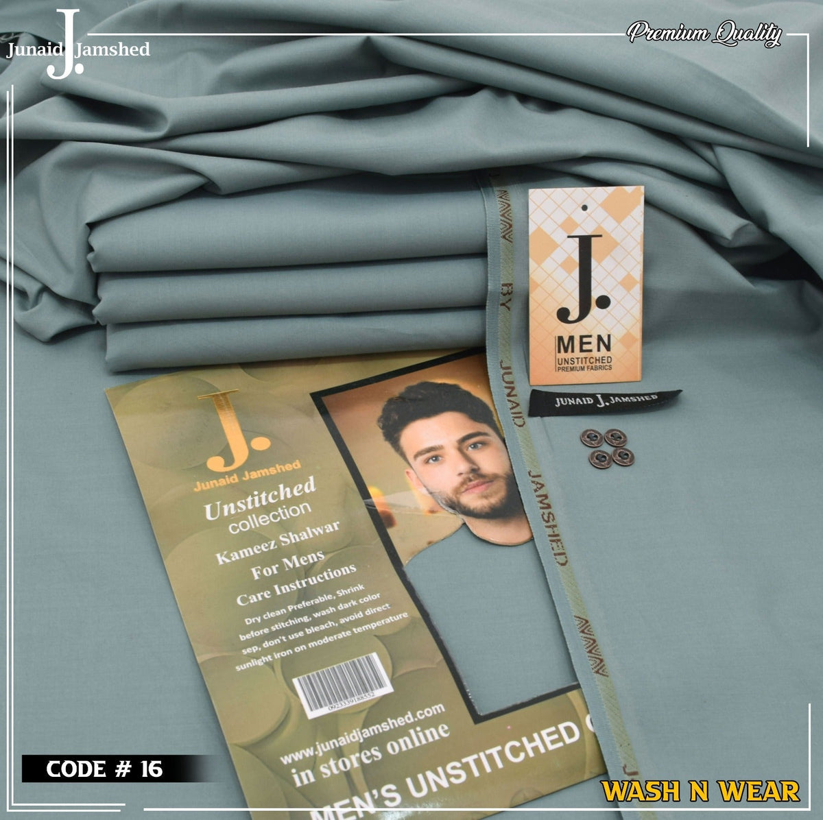 Men Wash N Wear Fabric J.846