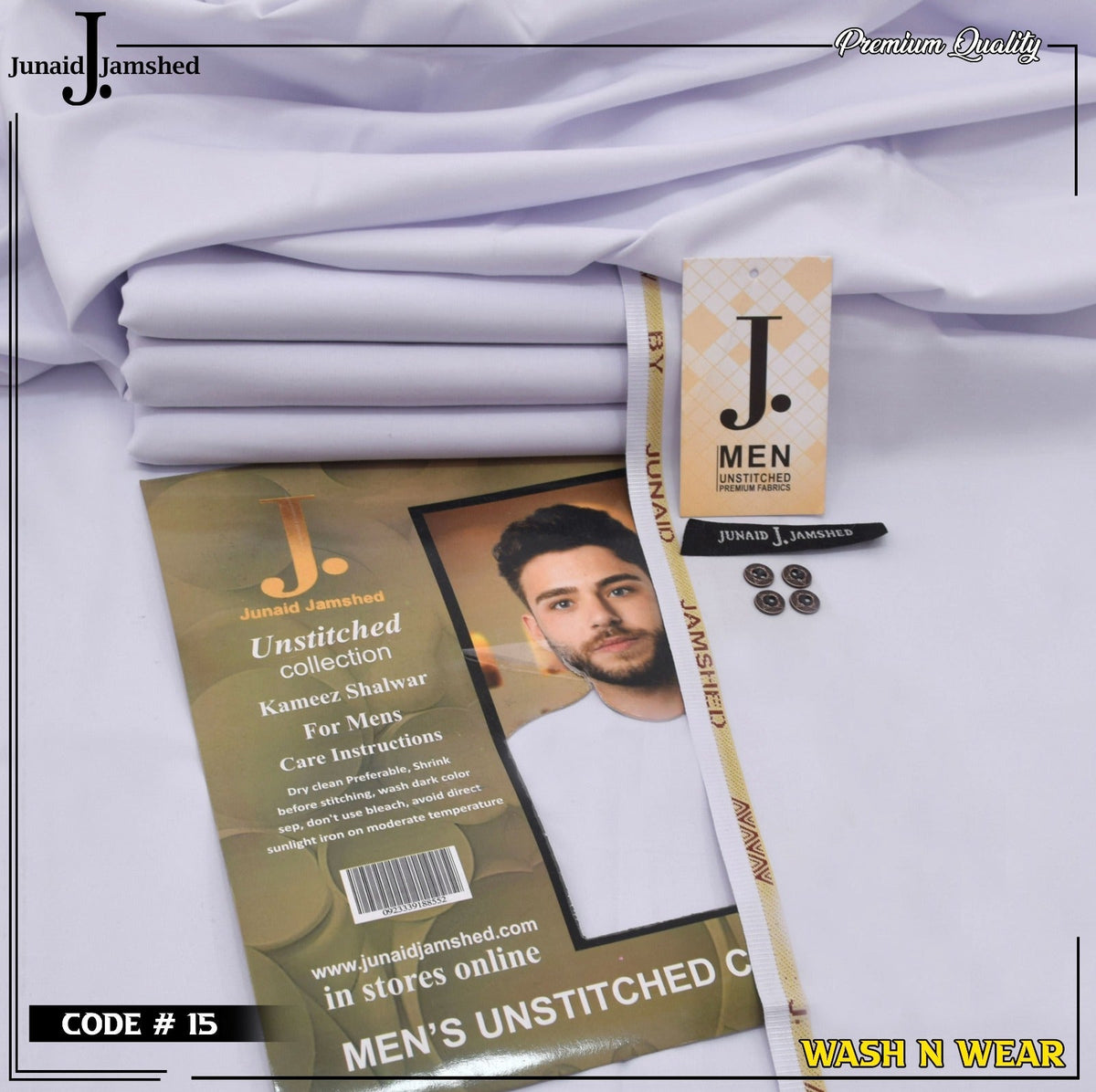 Men Wash N Wear Fabric J.847