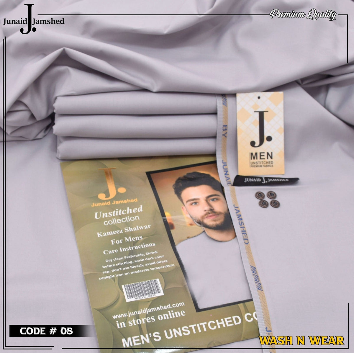 Men Wash N Wear Fabric J.852