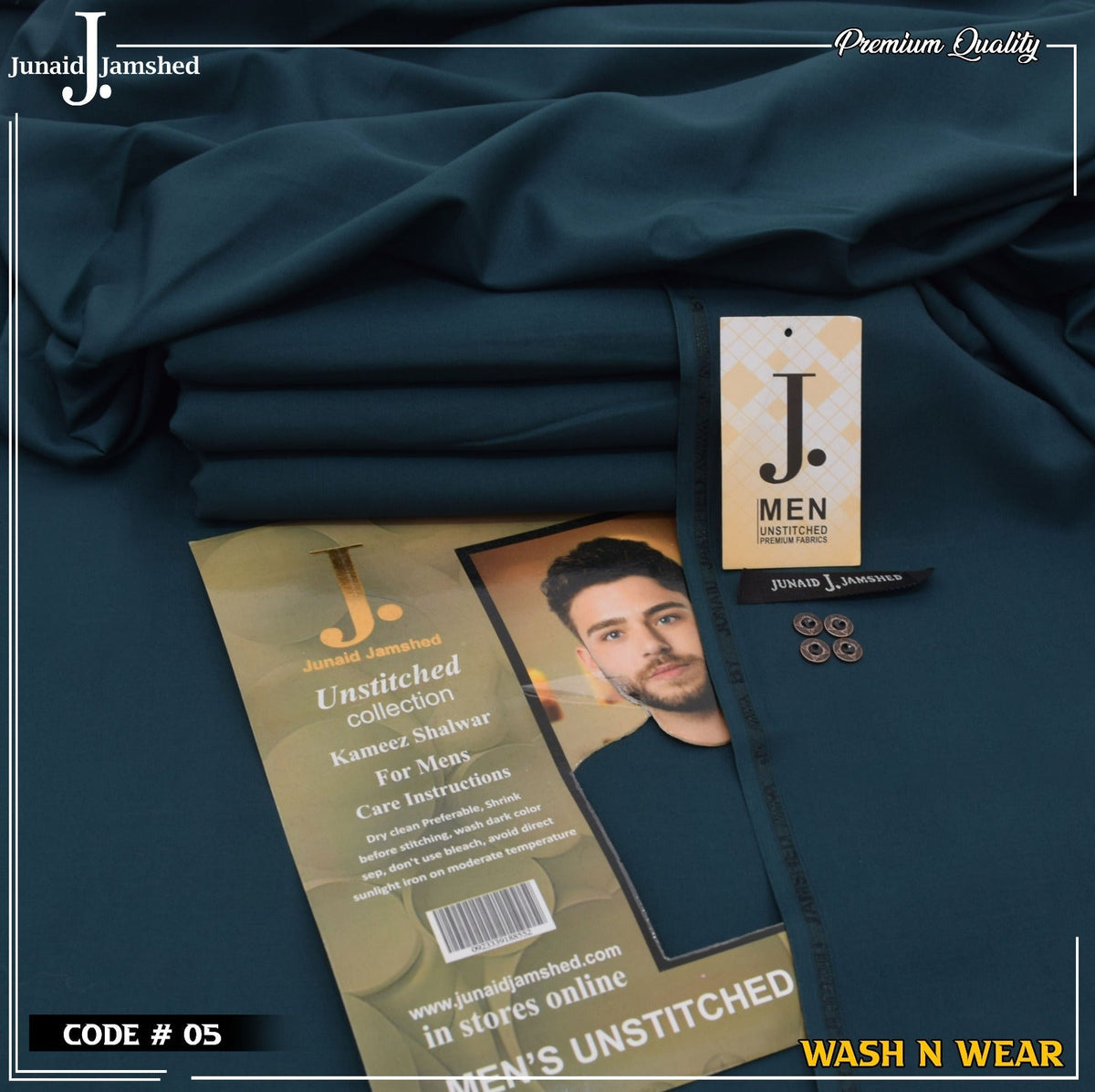Men Wash N Wear Fabric J.859