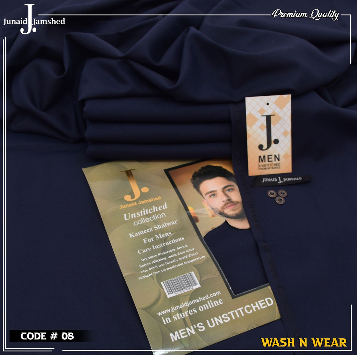 Men Wash N Wear Fabric J.824
