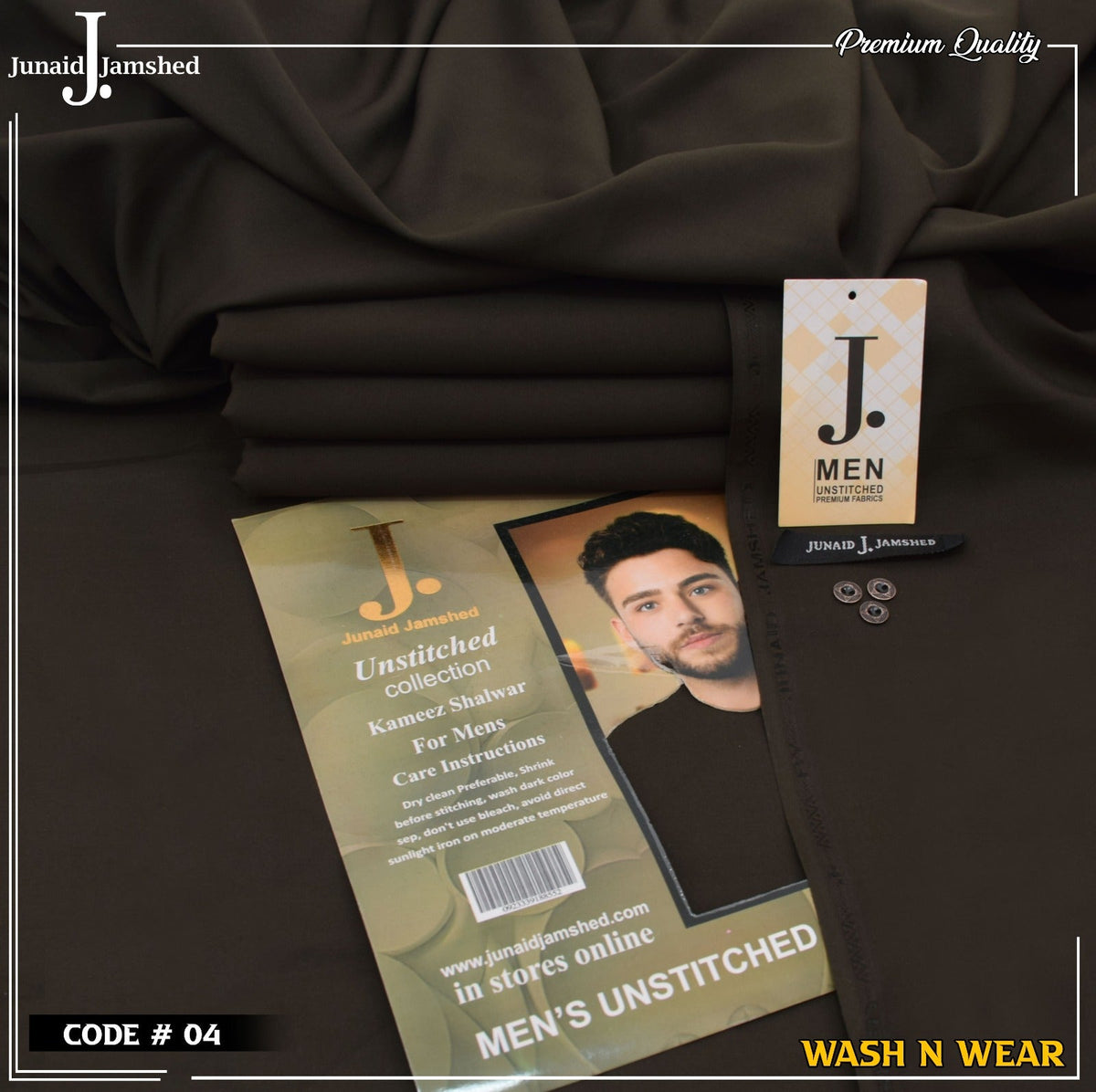 Men Wash N Wear Fabric J.826